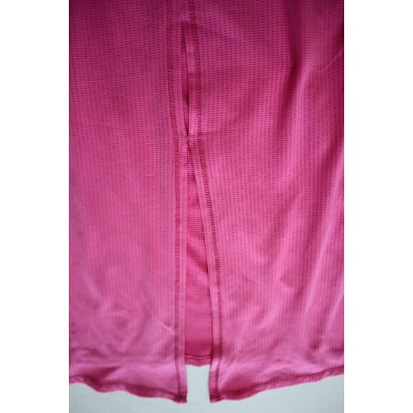 Lucky In Love Womens Sz XS Pink Fly High Tie Back Tennis Pickleball Tank Top - Picture 7 of 9